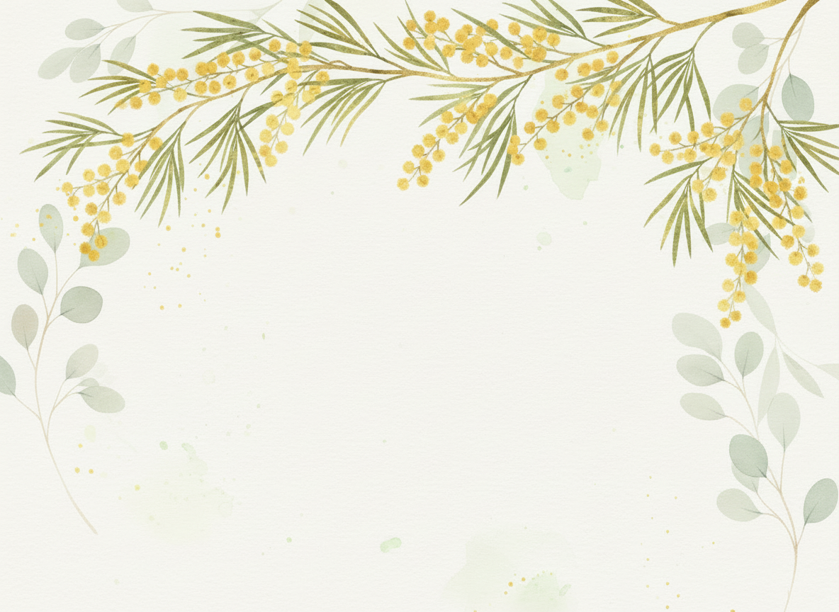 Wattle Branch Across Top